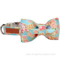 Bow Tie Printed Custom Pattern Dog Neck Collars